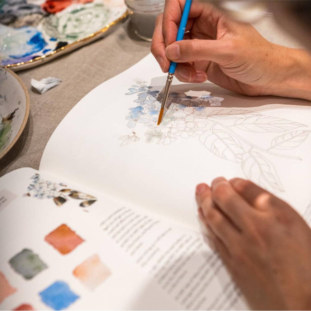 Paige Tate & Co. – wholesale Watercolour paint – Watercolor Workbook: 30-Minute Beginner Projects (Spring) 6