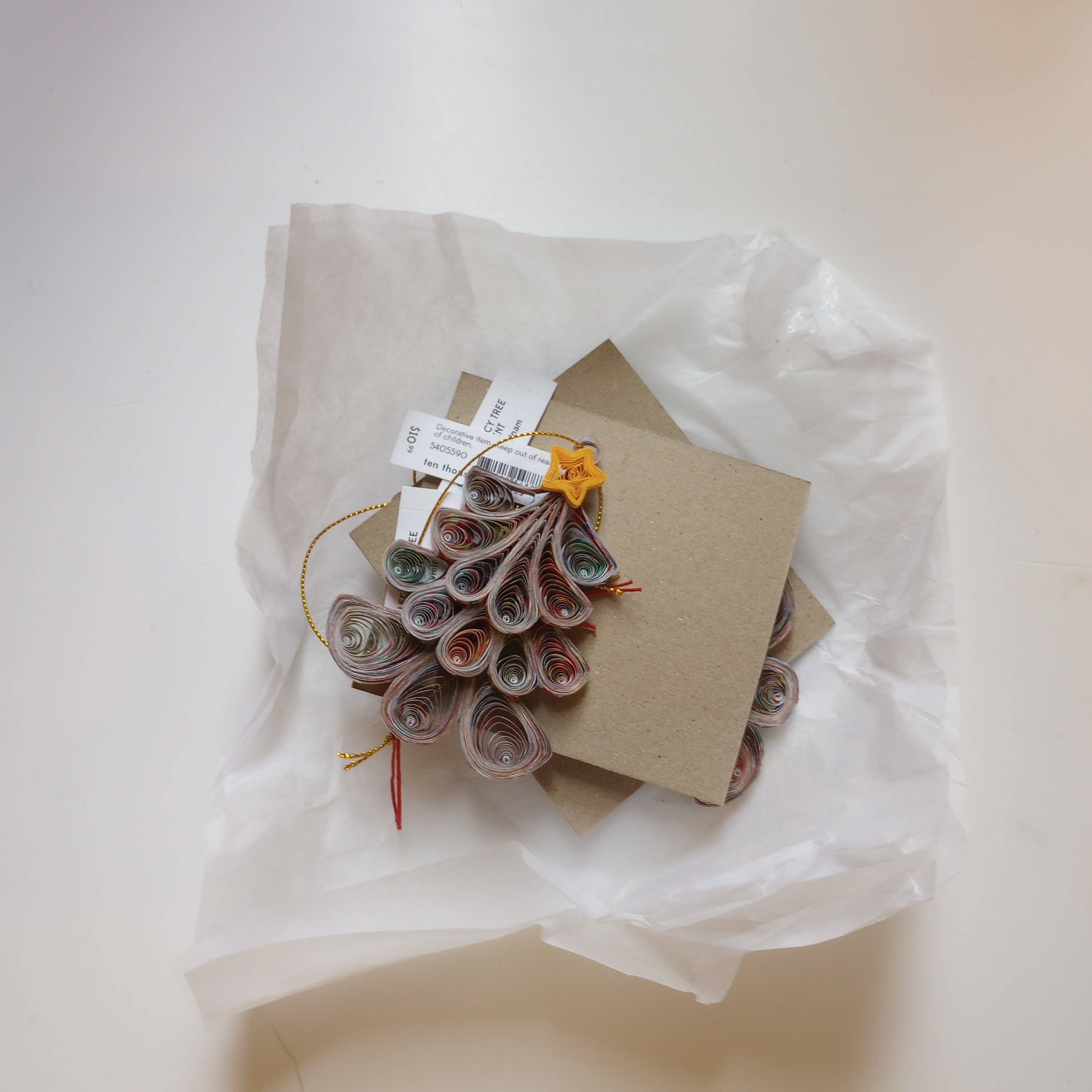 Ten Thousand Villages - Wholesale Ornament - Quilled Fancy Tree Ornament3