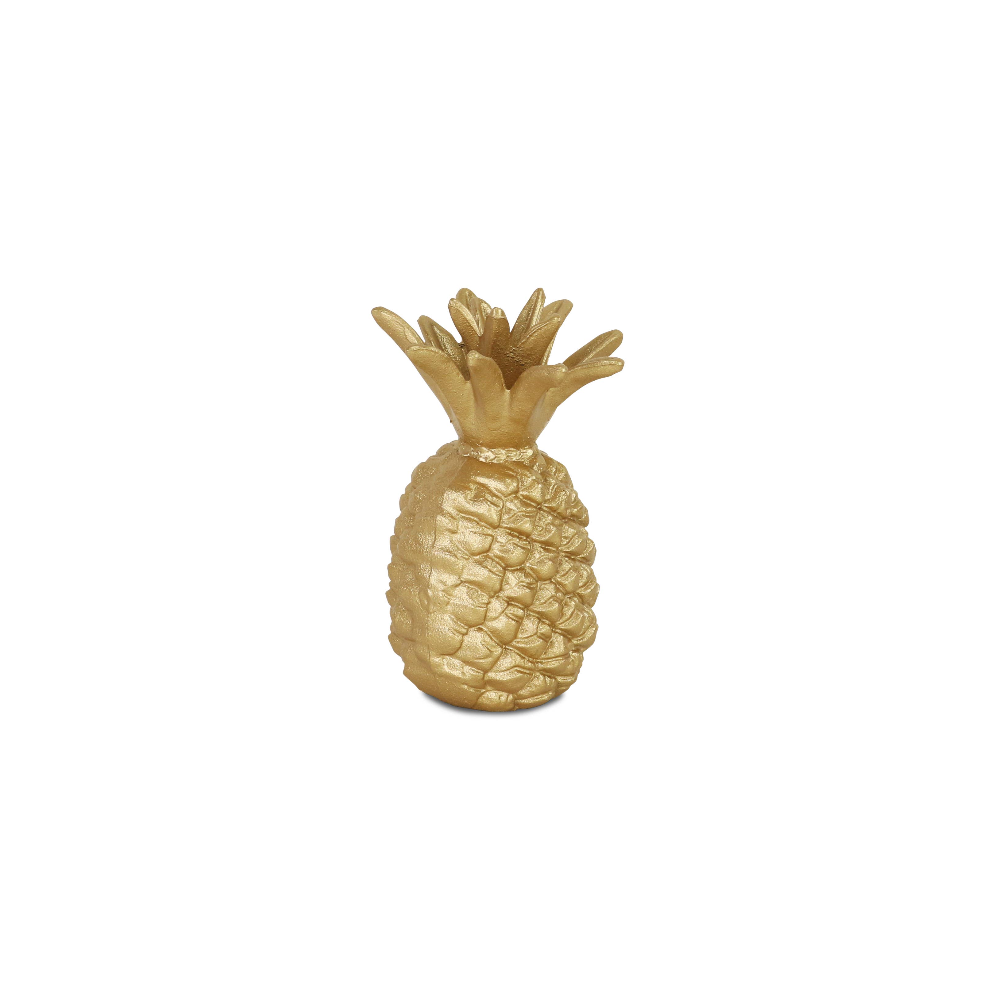 Cheungs Home Decor – wholesale Dekorativt bordsobjekt – Thala Gold Gjutjärn Ananas6
