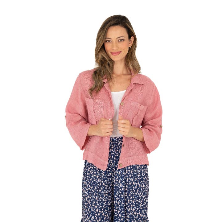 Women's Woven Jacket for wholesale by M Made In Italy