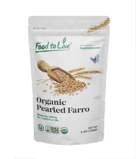 Food To Live - Wholesale Whole Grains - Organic Italian Pearled Farro – Whole Farro Grain in Bulk0