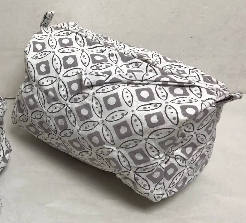 natural habitat - Wholesale Makeup/Cosmetic Bag - Bag 9X5X5 Cosmetic Lg Retro Lilac