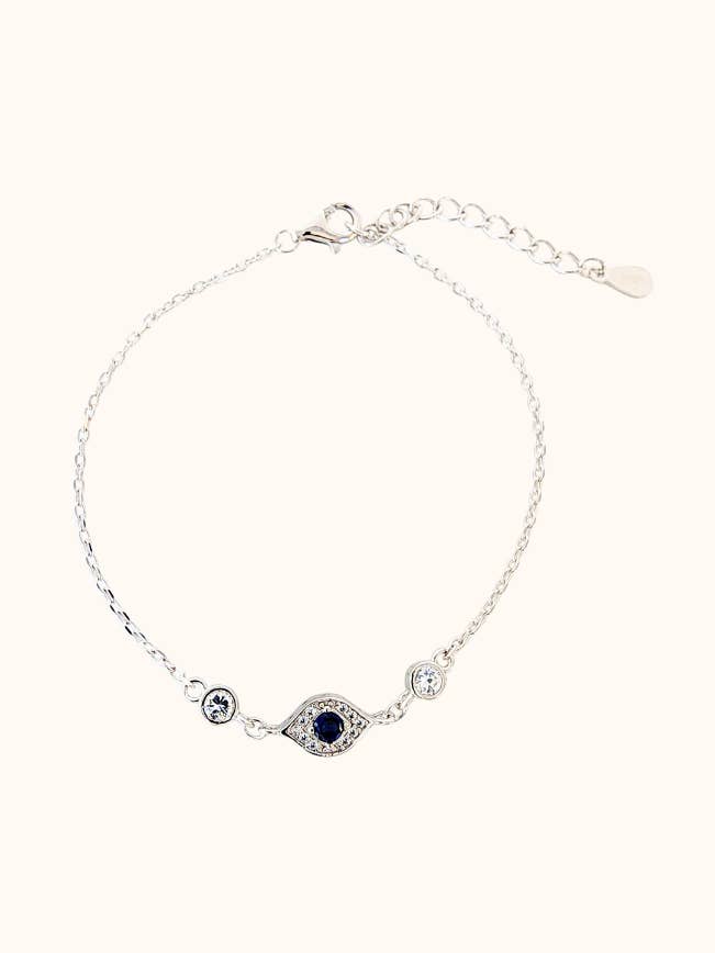 Egyptian Evil Eye Bracelet | Sterling Silver for wholesale by The Mira Shoppe