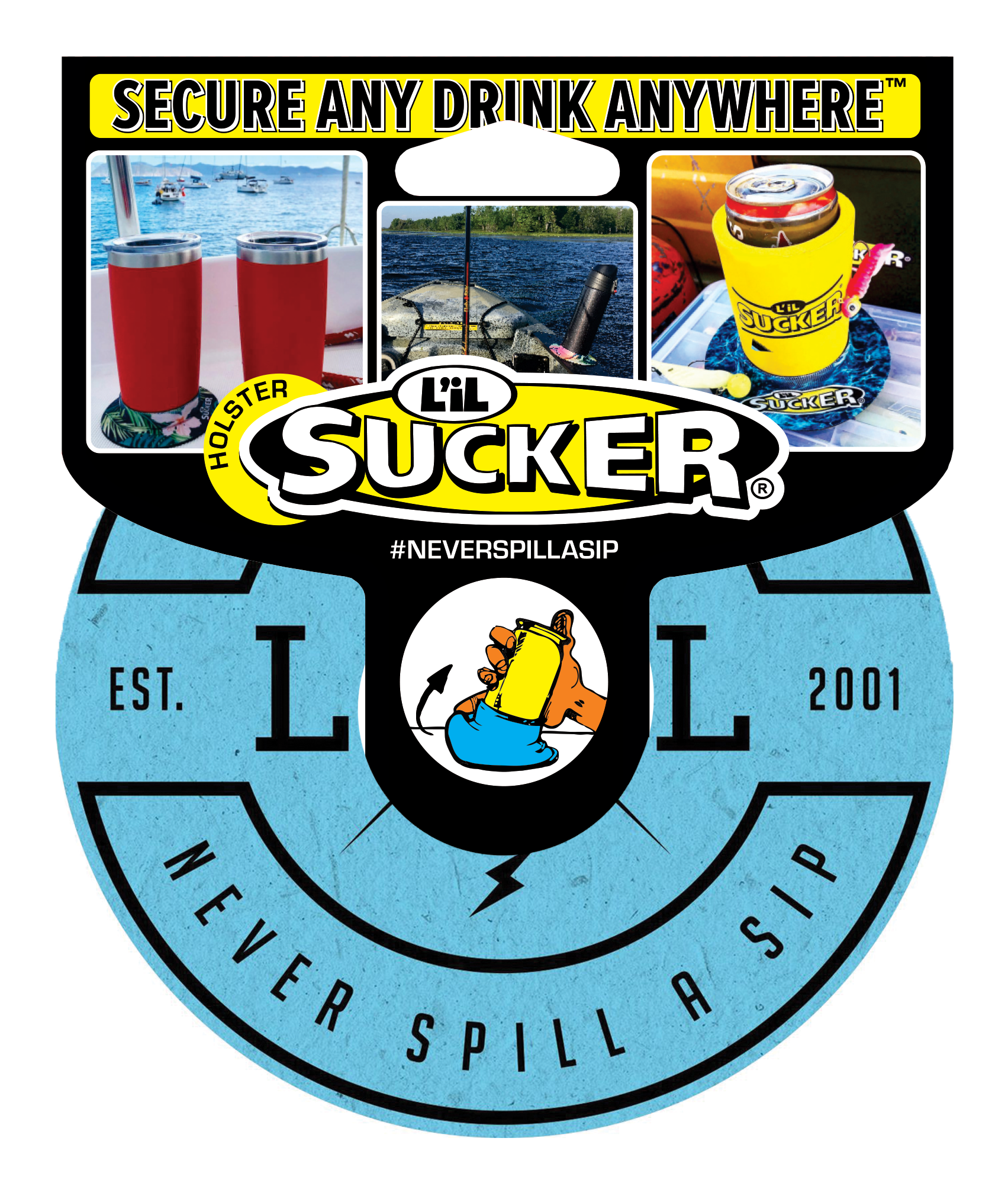 Lil Sucker - Wholesale Drink Huggers & Koozies - #NEVERSPILLASIP COLLECTION11
