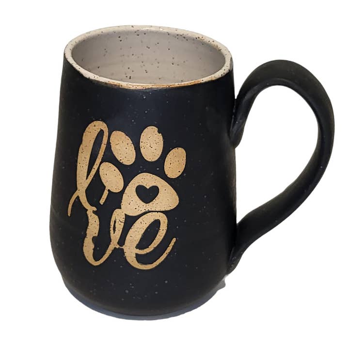Stoney Ridge Pottery - Wholesale Coffee Mug - Love with a Paw Mug
