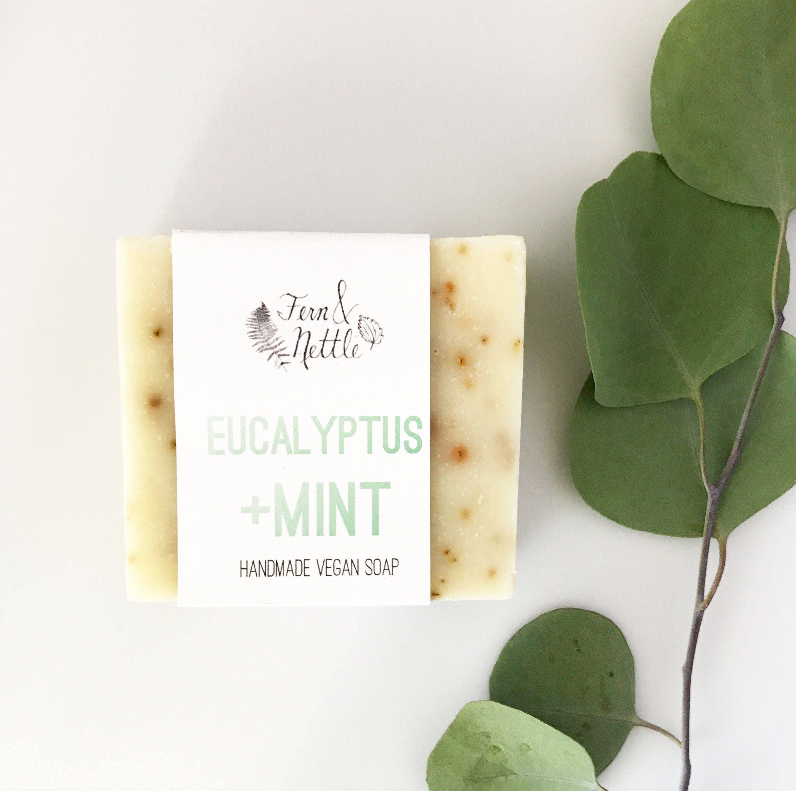 Fern and Nettle - Wholesale Bar Soap - Eucalyptus+Mint Handmade Vegan Soap3