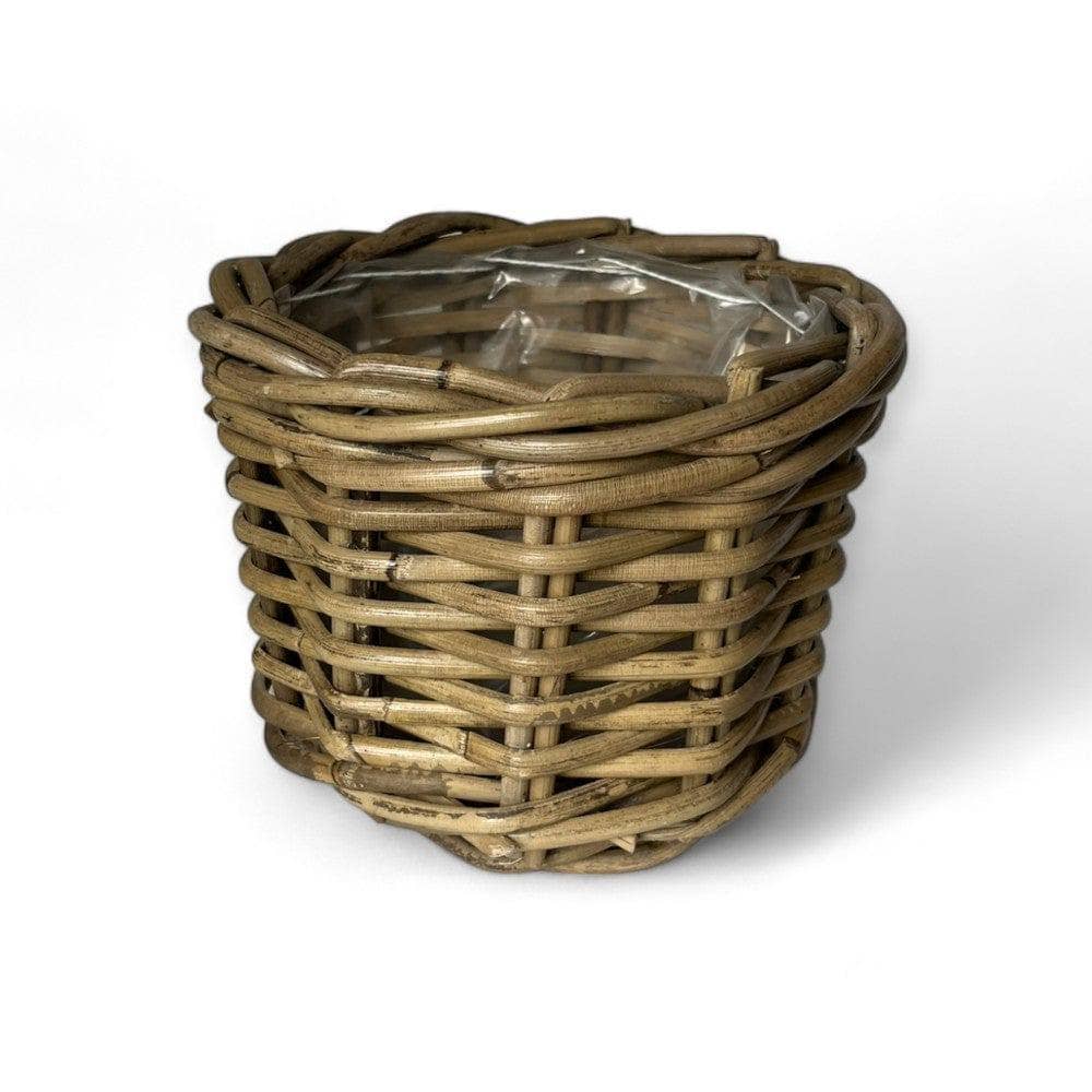 Basketly – Engroshandel Kurv – Rattan blomsterkurv med plastindsats2