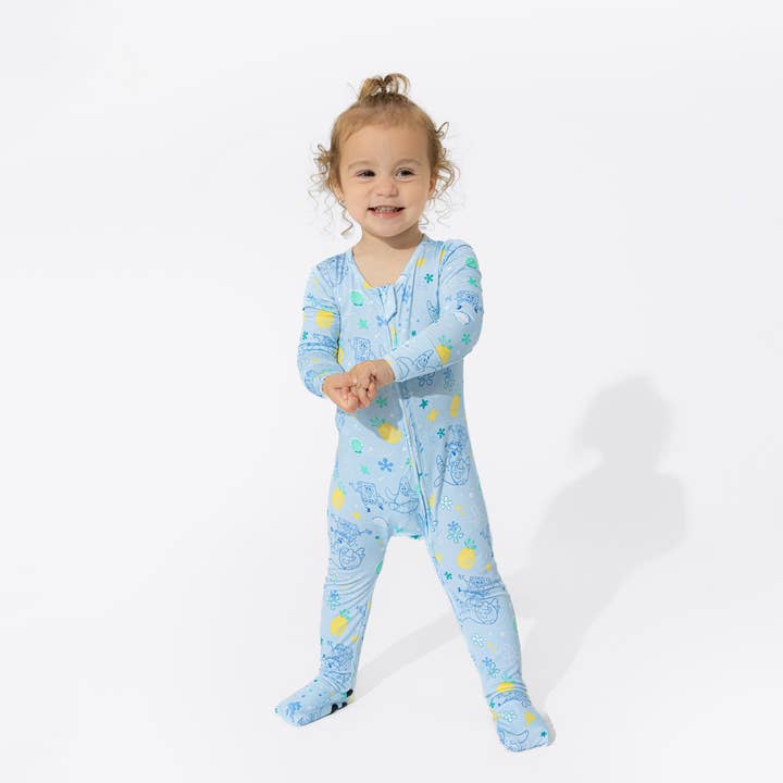 Bellabu Bear - Venta al por mayor Pijama - Bebé - Zapatillas convertibles de bambú SpongeBob Fun4