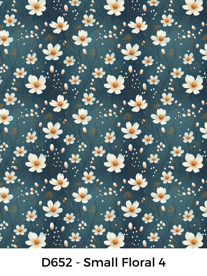 D652 - Small Floral - Tessuti Fabricart in 100% cotone per la vendita all'ingrosso da parte di Artiq Textiles
