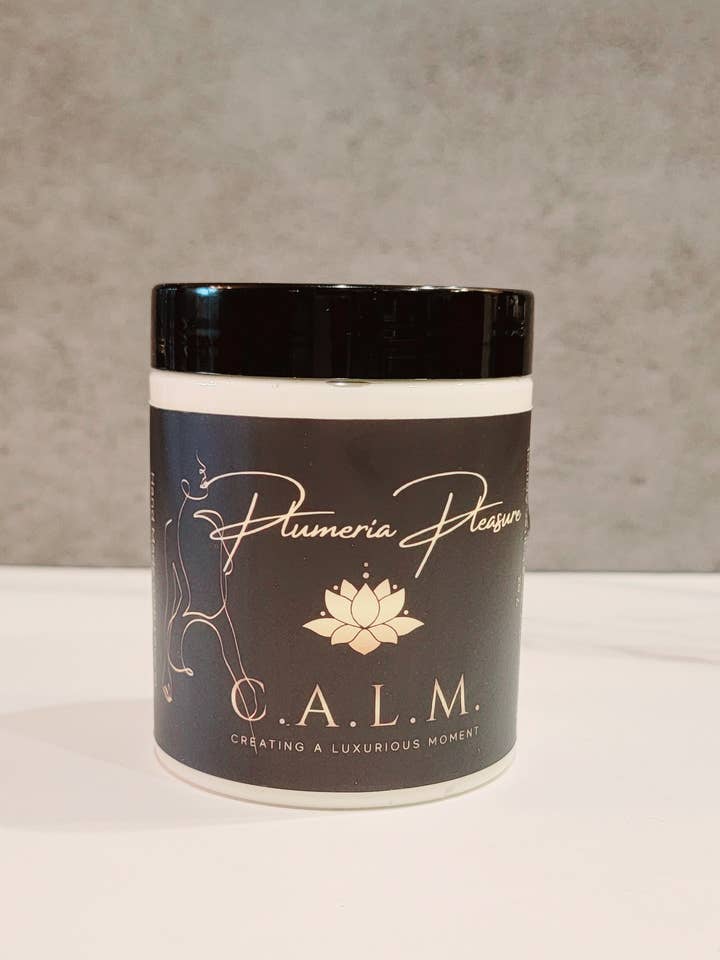 Plumeria Pleasure Whipped Body Butter for wholesale by C.A.L.M. Creating A Luxurious Moment