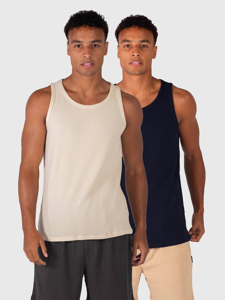 2 PACK TANK TOPS for wholesale by Coast Clothing Co