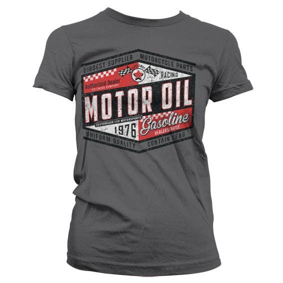 Hybris Production AB - Wholesale Screen printed t-shirt – Women′s - Engine Oil 1976 Girly Tee0