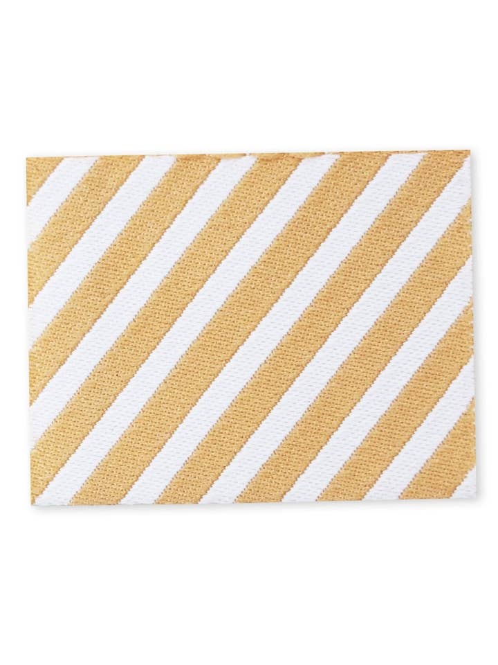 Étiquette pliable *Rayures - Ocre* pour la vente par Paul und Clara