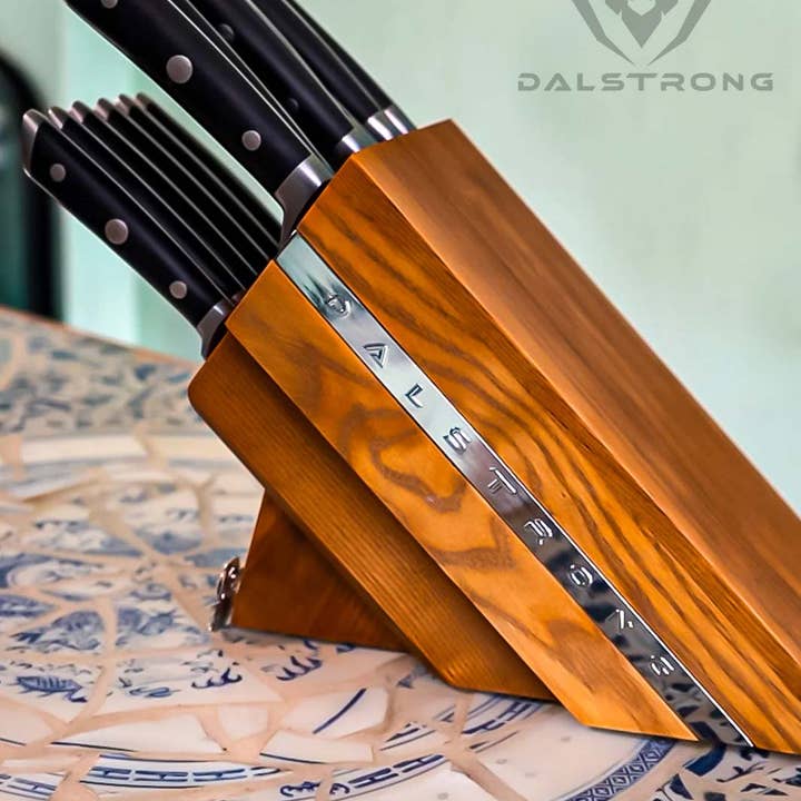 Dalstrong - Wholesale Knife Set - 12-Piece Block Set | Black | Gladiator Series | Dalstrong ©8