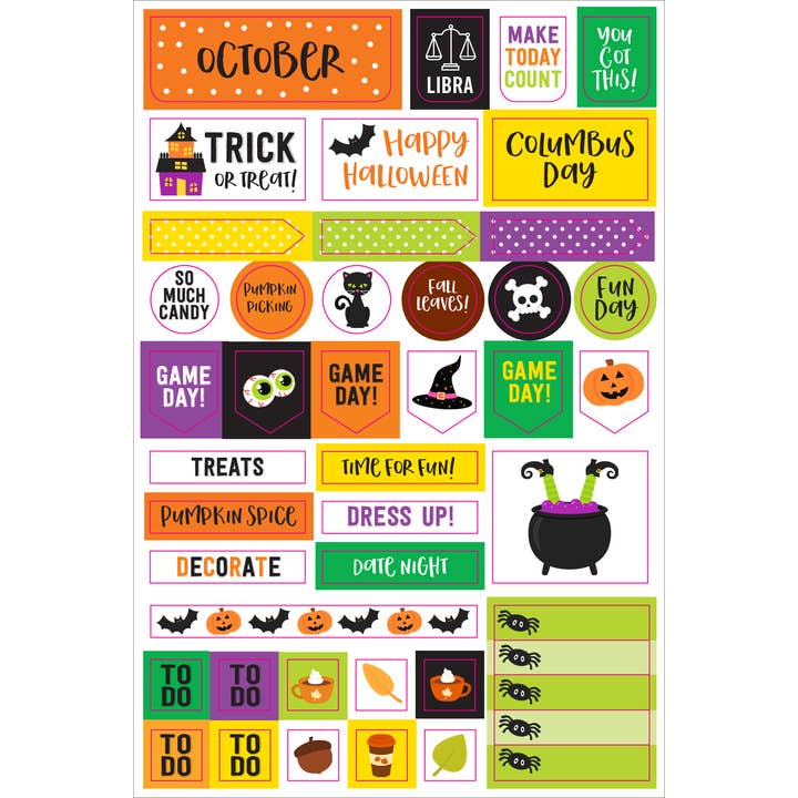 Peter Pauper Press - Wholesale Sticker - Essentials Month By Month Planner Stickers10