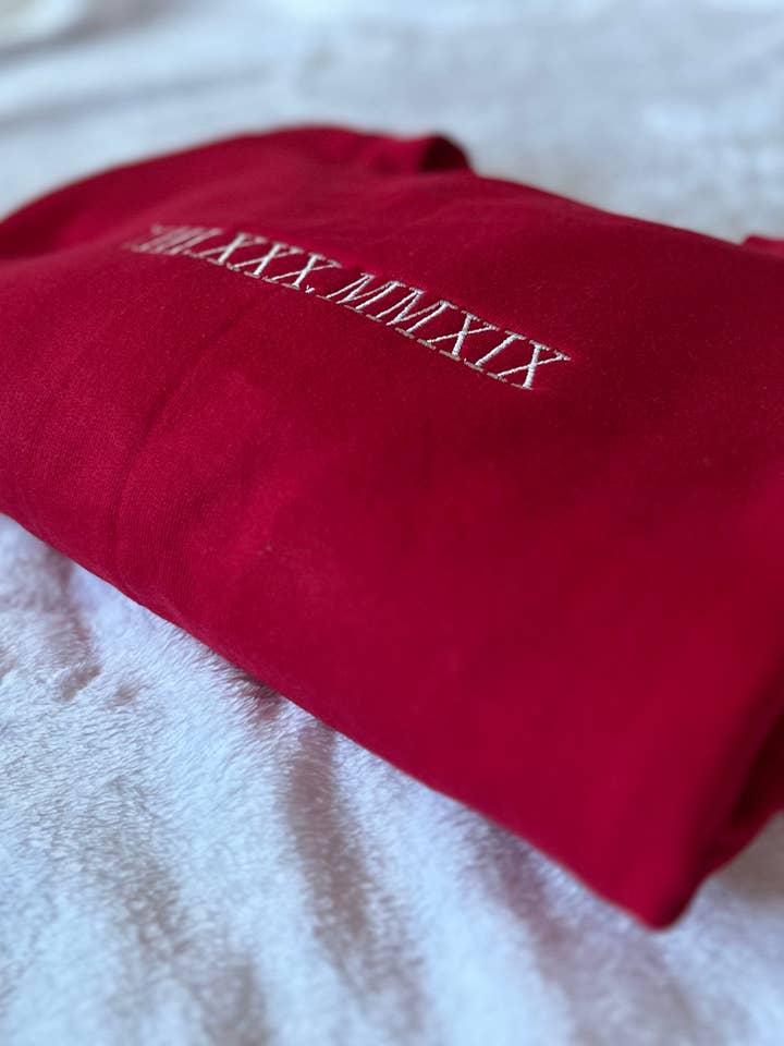 Sudadera aniversario bordada para venta al por mayor de Zkade