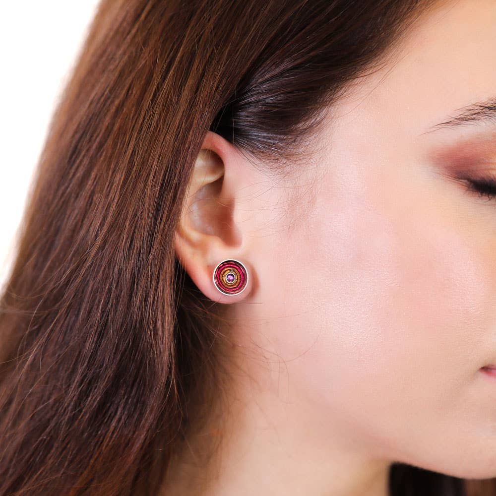 Sergio Engel jewellery – Brincos de pino por atacado – Brincos coloridos antigos Índia 0434