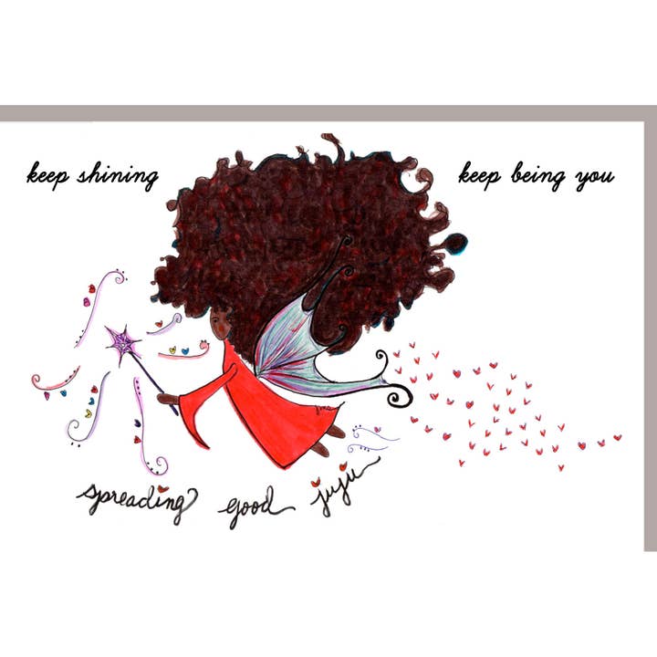 Little Feet's Opus, LLC - Wholesale Encouragement Card - 4"x 6" Good Juju Card