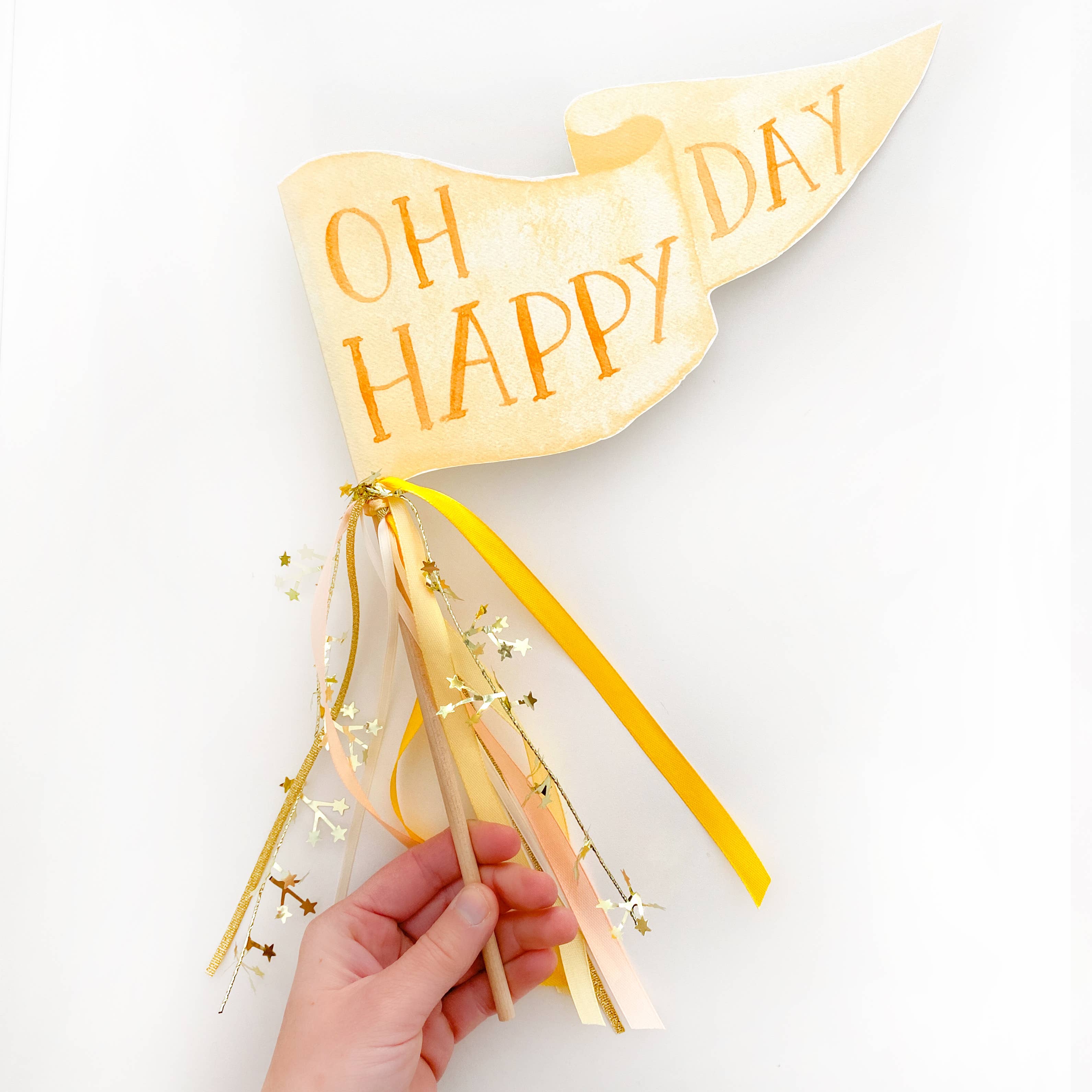 Cami Monet - Wholesale Party Sign/Banner - Oh Happy Day Party Pennant1