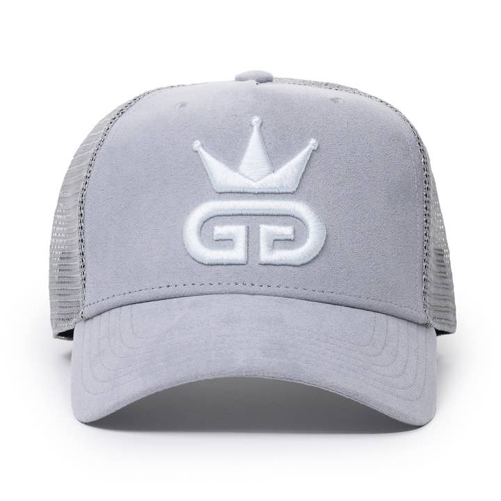 GGT Ice Grey Suede Mesh Snapback for wholesale by God Given Talent