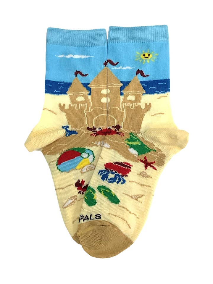 Sock Panda - Wholesale Socks – Child - Sand Castle Socks (Ages 3-7) from the Sock Panda0
