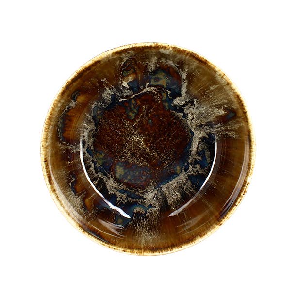 Novastyl - Wholesale Bowl - Volcano salad bowl 16cm in brown porcelain0