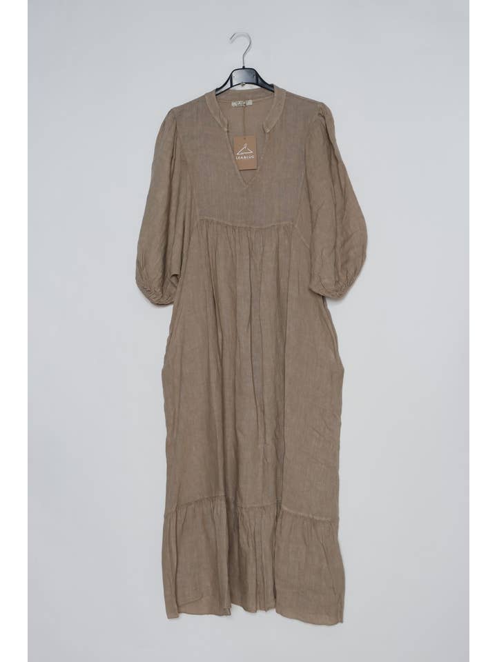 LÉA & LUC - Wholesale Dress – Women's - 100% linen dress REF. 110934