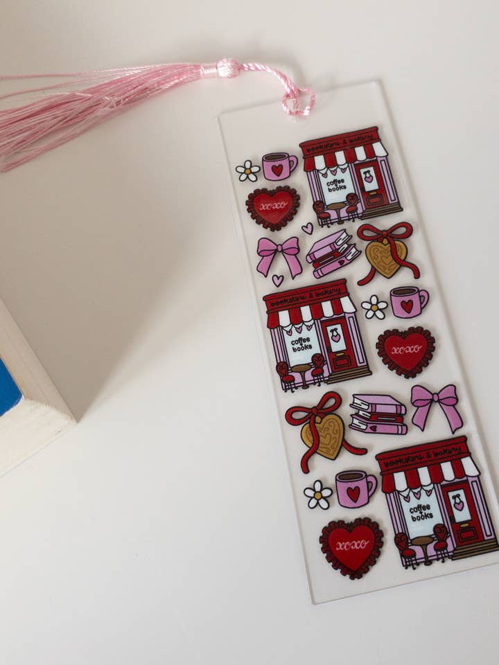 Marque-page littéraire de la Saint-Valentin pour la vente par Be Bold Stay Bold