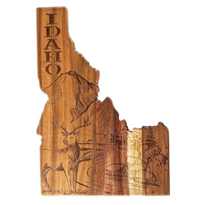 Rock & Branch® Origins Series Idaho serveerplank voor wholesale door Totally Bamboo