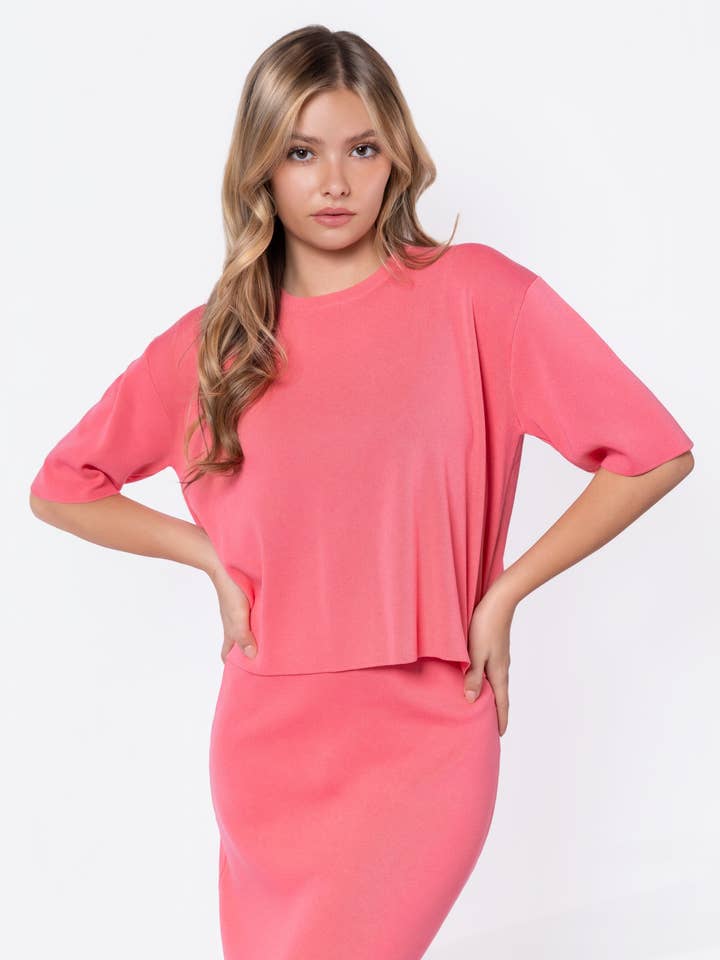 Nova Top (Coral) for wholesale by Yakira Bella