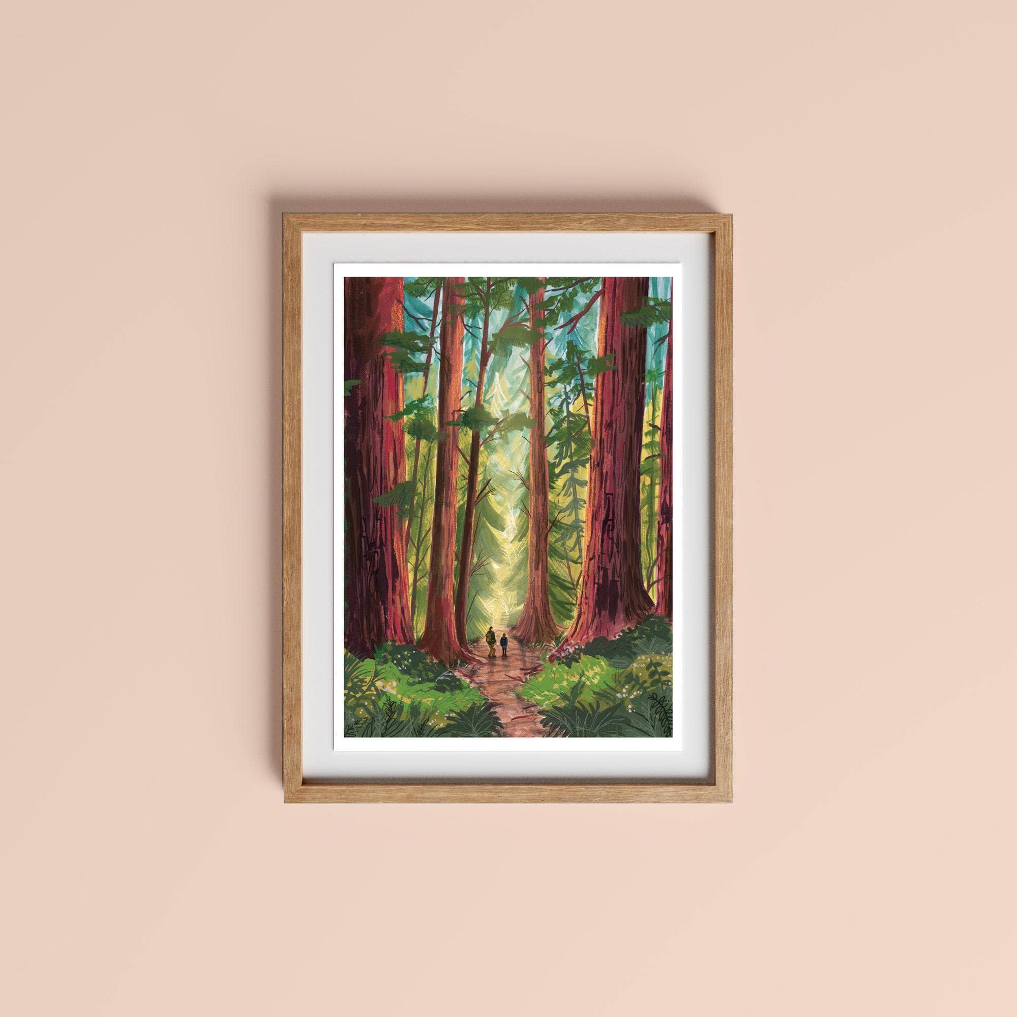 Charis Raine Illustration - Wholesale Art Print - Into The Trees: Version 2 Art Print0