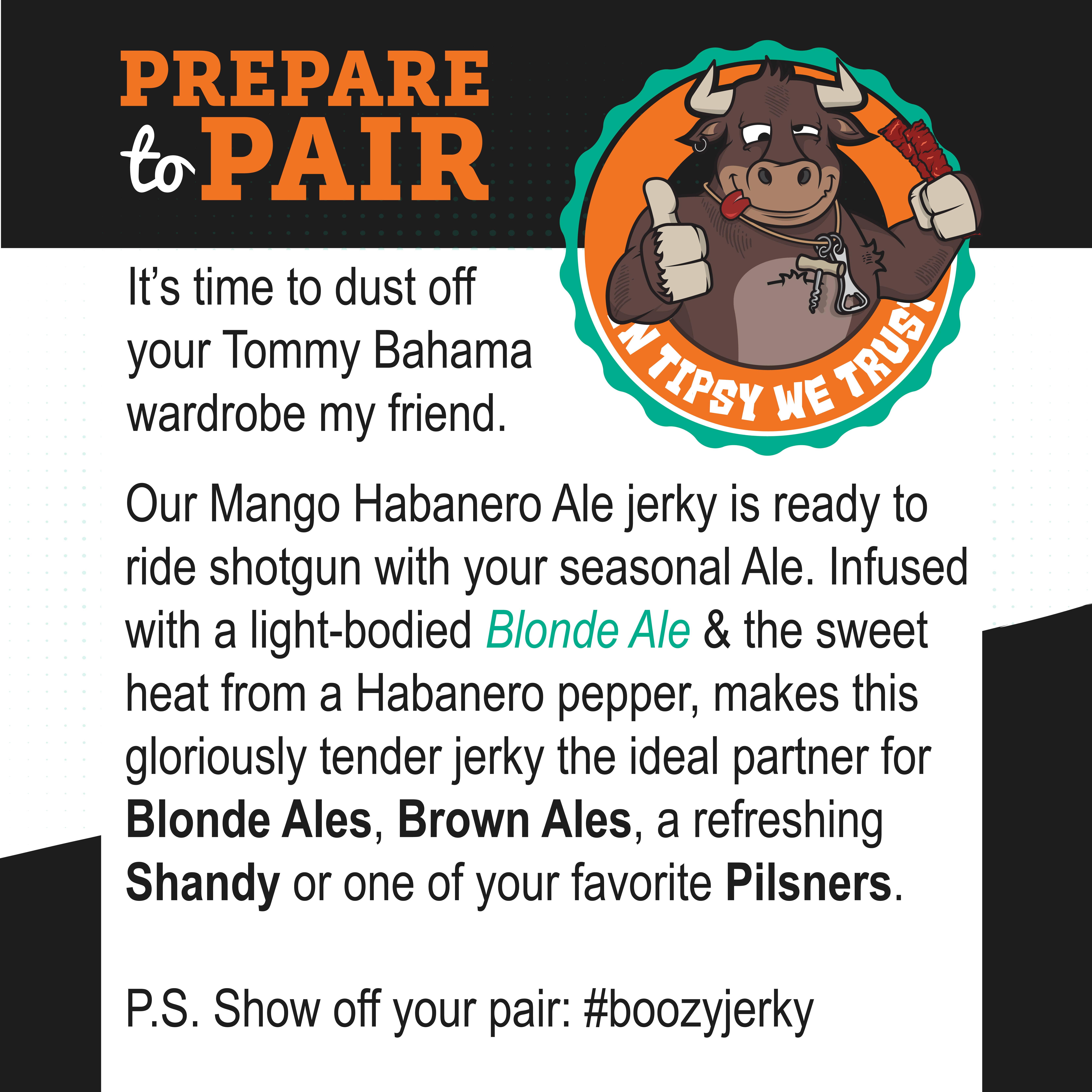 Boozy Jerky - Wholesale Jerky - Mango Habanero Ale Jerky5