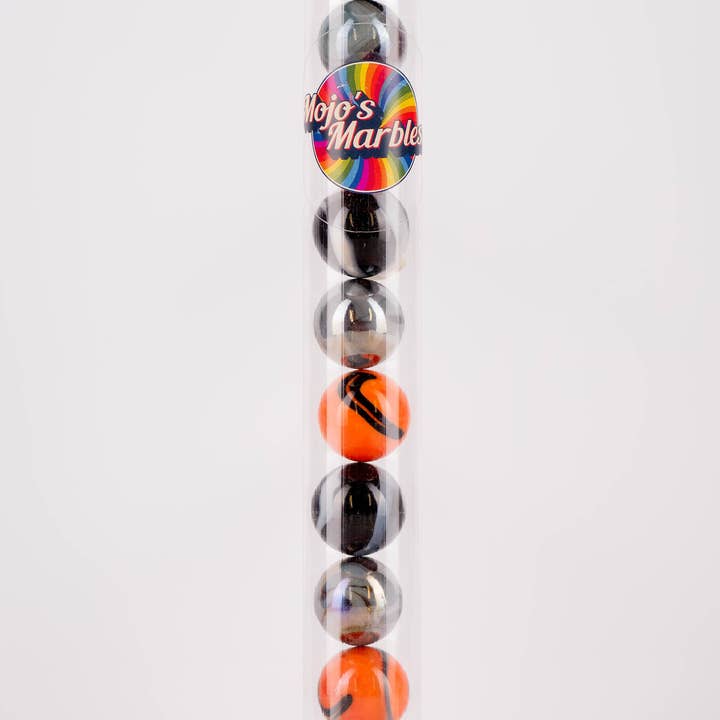 Shooter kulor Stack Halloween - Hokus pokus för wholesale av Mojo's Marbles