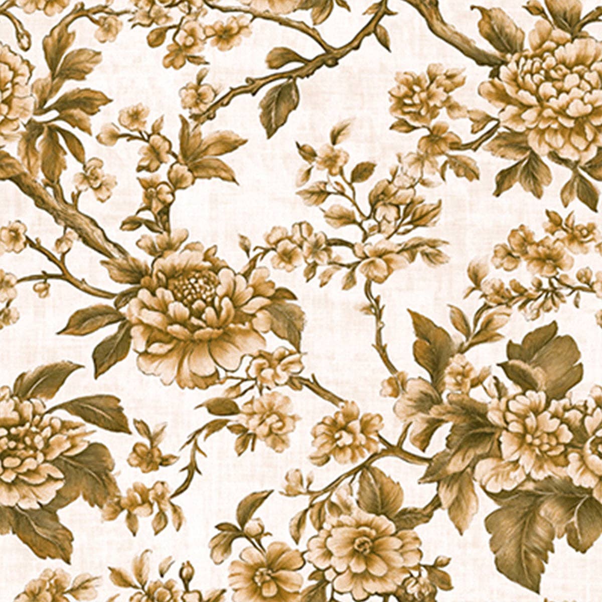 Mi Alma LLC – Azulejo de papel de parede por atacado – Adesivos de Azulejo Autocolantes com Padrão de Flores Douradas Rústicas Florais Estilo Boho Papel de Parede Modelo - L4311