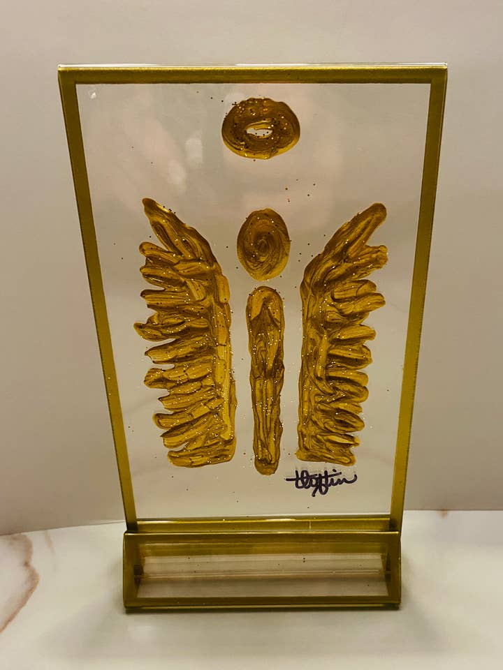 Angel Acrylic Sign for wholesale by Loftin Design Co