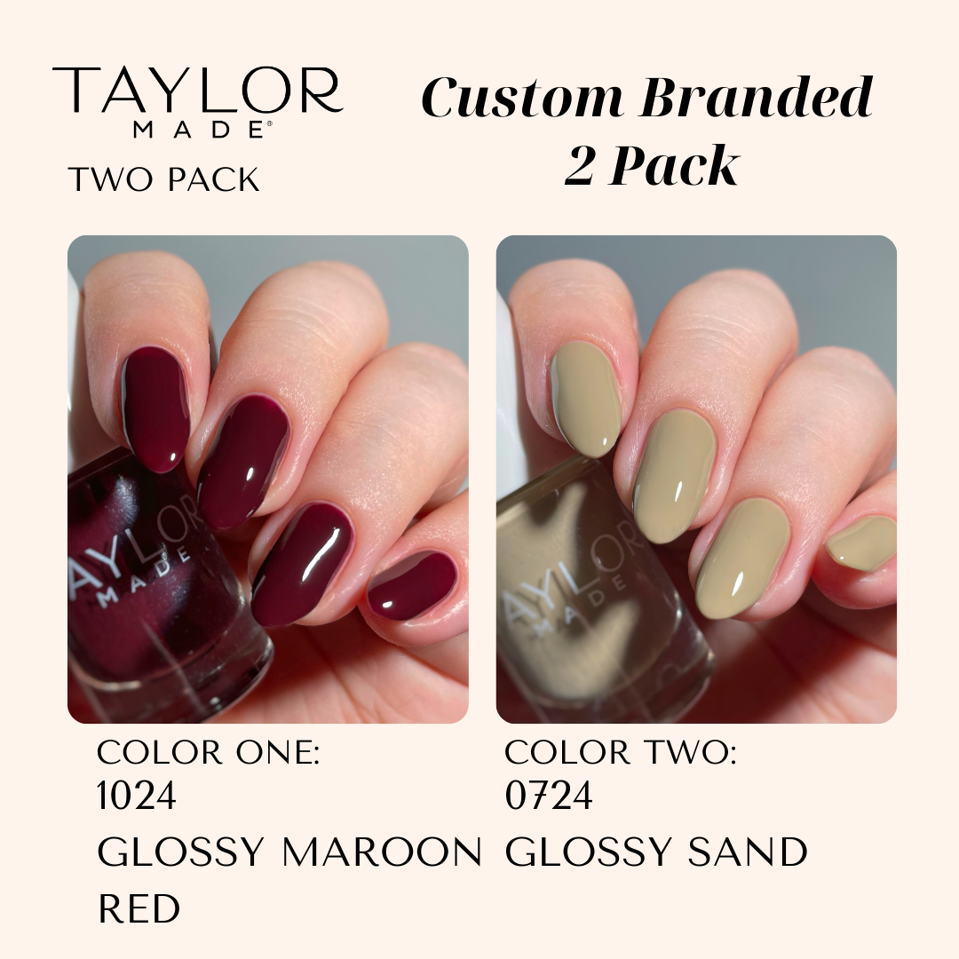 Taylor Made Polish – wholesale Nail polish – Custom Nail Polish: 2 Pack Long-wearing + Vegan + Non-toxic148