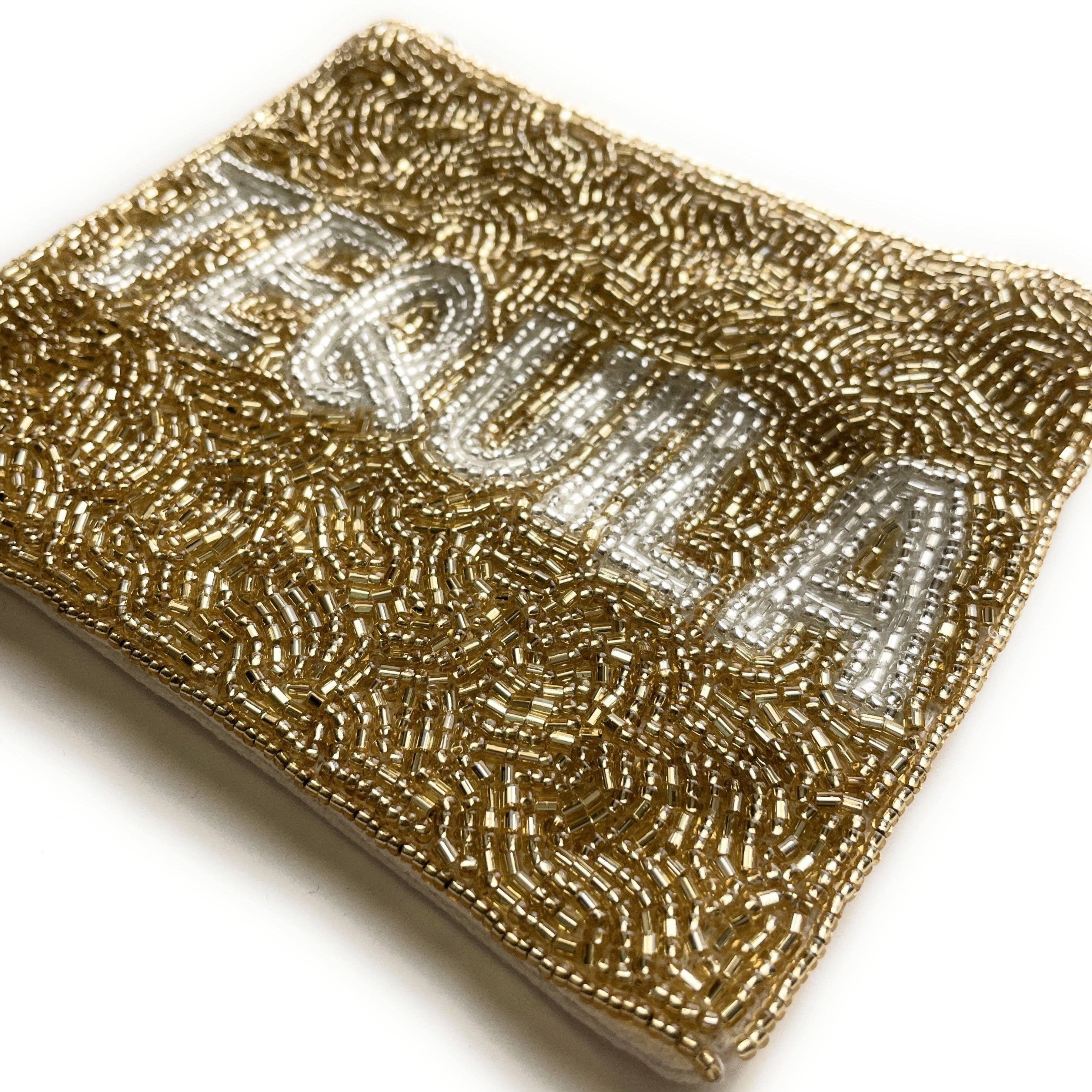 Twine and Love - Vente Porte-monnaie – femme - Sac à Perles Tequila3