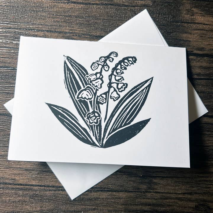 Lelietje-van-dalen Wenskaart voor wholesale door Dragonduck Creations