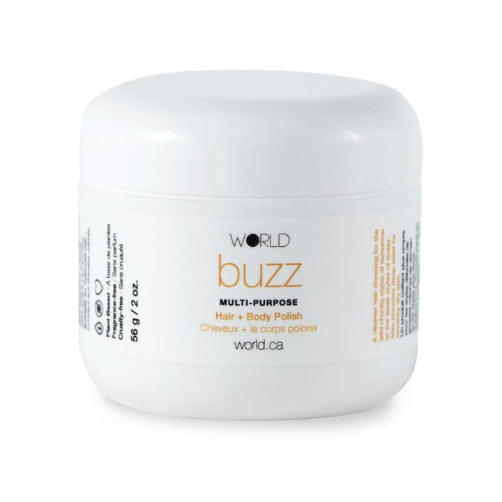 Buzz Hair & Body Polish for wholesale by WORLD Hair and Skin