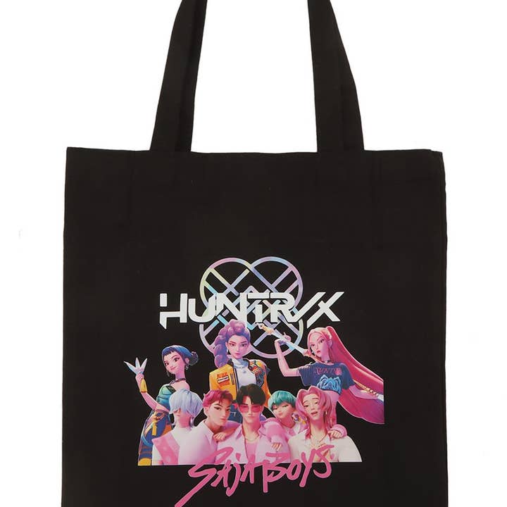 MIX K-pop Demon Hunter KPOP Rumi Mira Zoey CANVAS TOTE BAG for wholesale on Faire0