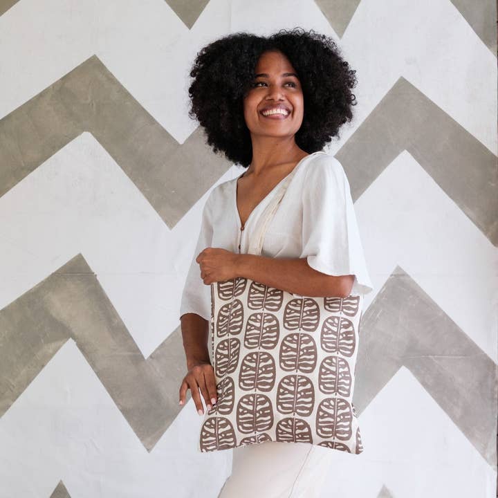 Rise Beyond the Reef - Wholesale Draagtas - Dames - Klassieke canvas draagtas met Laubu-print2