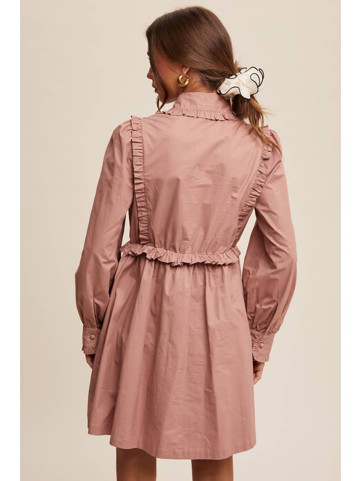 Listicle - Wholesale Dress – Women's - Floral Ruffle Mini Dress27