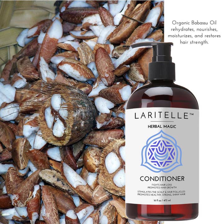LARITELLE - Vendita all'ingrosso Balsamo per capelli - Balsamo organico non profumato Laritelle Herbal Magic 16 oz