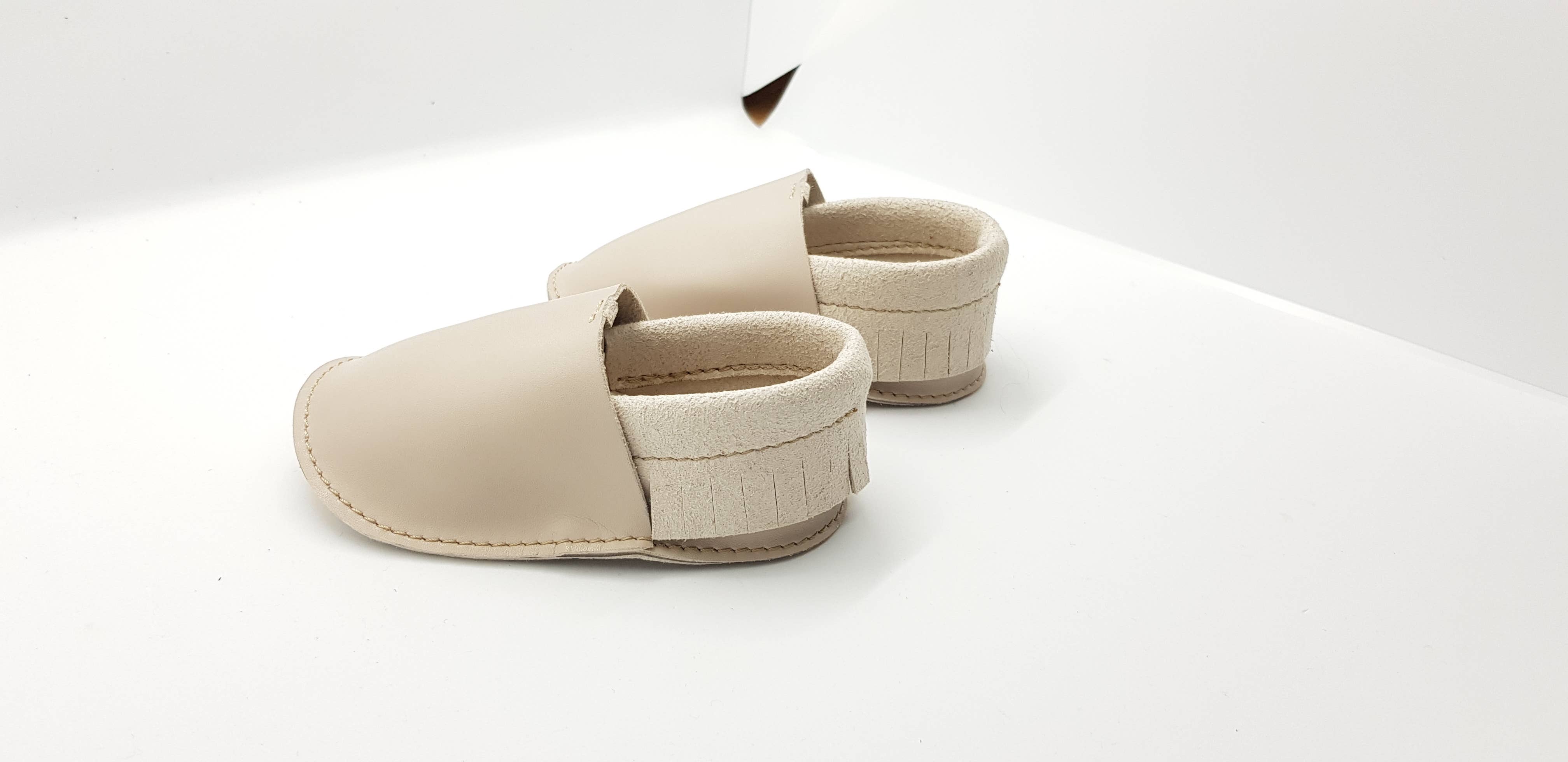 L&E Studio - Venta al por mayor Patucos - Bebé - Zapatos veganos para bebé mocasines en rojo profundo6