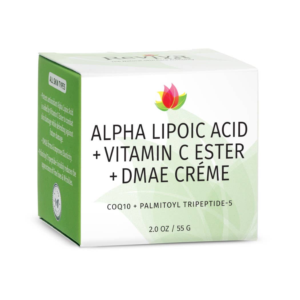 Reviva Labs – Großhandel Anti-Aging-Feuchtigkeitscreme – Alpha-Liponsäure, Vitamin C Ester, DMAE Creme3