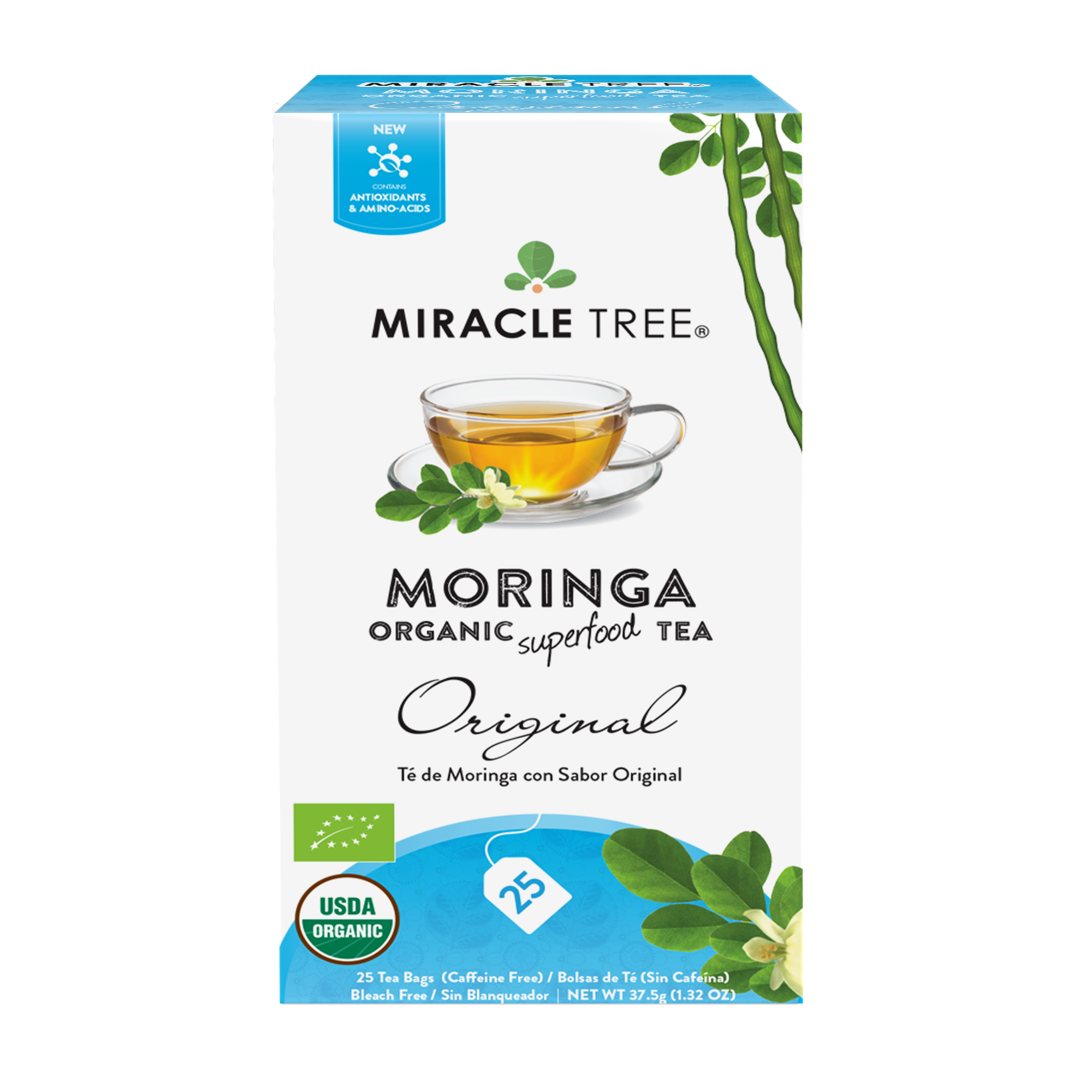 Miracle Tree - Wholesale Health/Detox Tea - Organic Moringa Tea: Original1