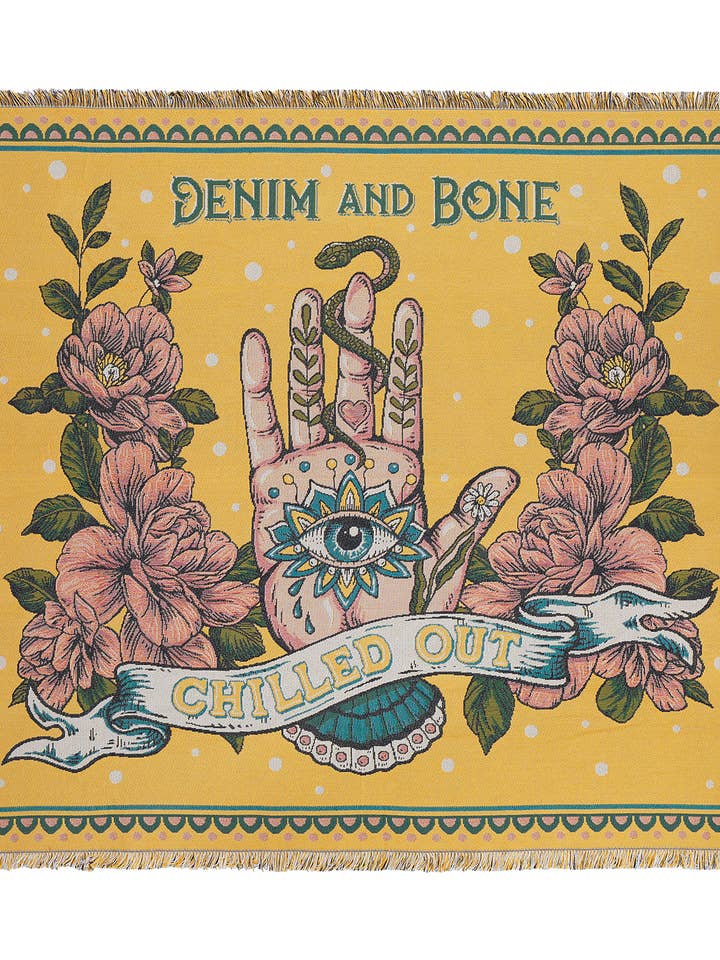 Plaid en coton tissé « Chilled Out » pour la vente par Denim & Bone