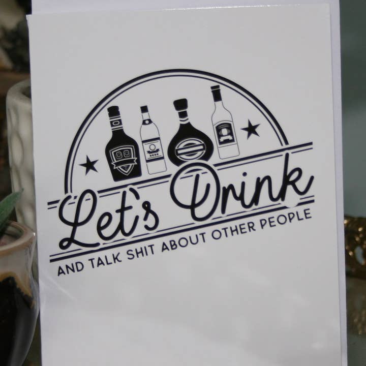 Låter dricka gratulationskort för wholesale av Crooked Halo