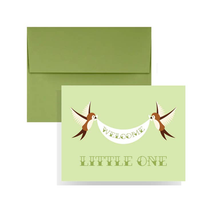 Willkommen Little One Card für den Großhandel von KGS Design Studio