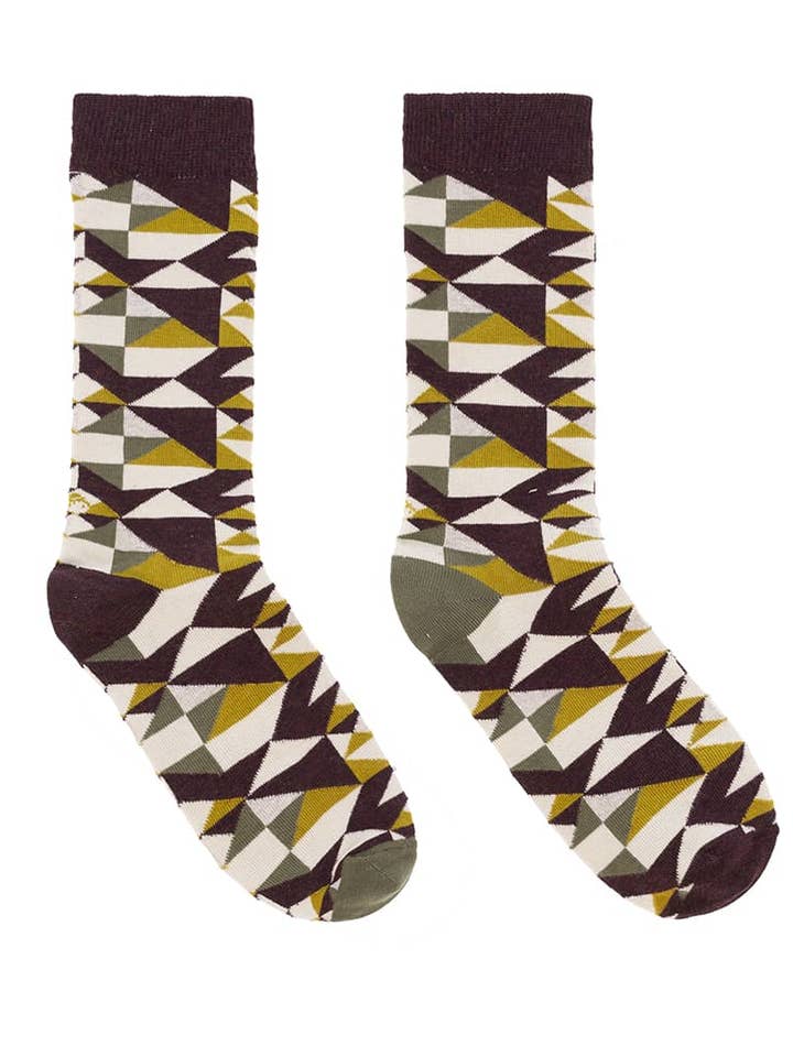 VERDE GEOMETRICO 41-45 per la vendita all'ingrosso da parte di Lolo Carolo